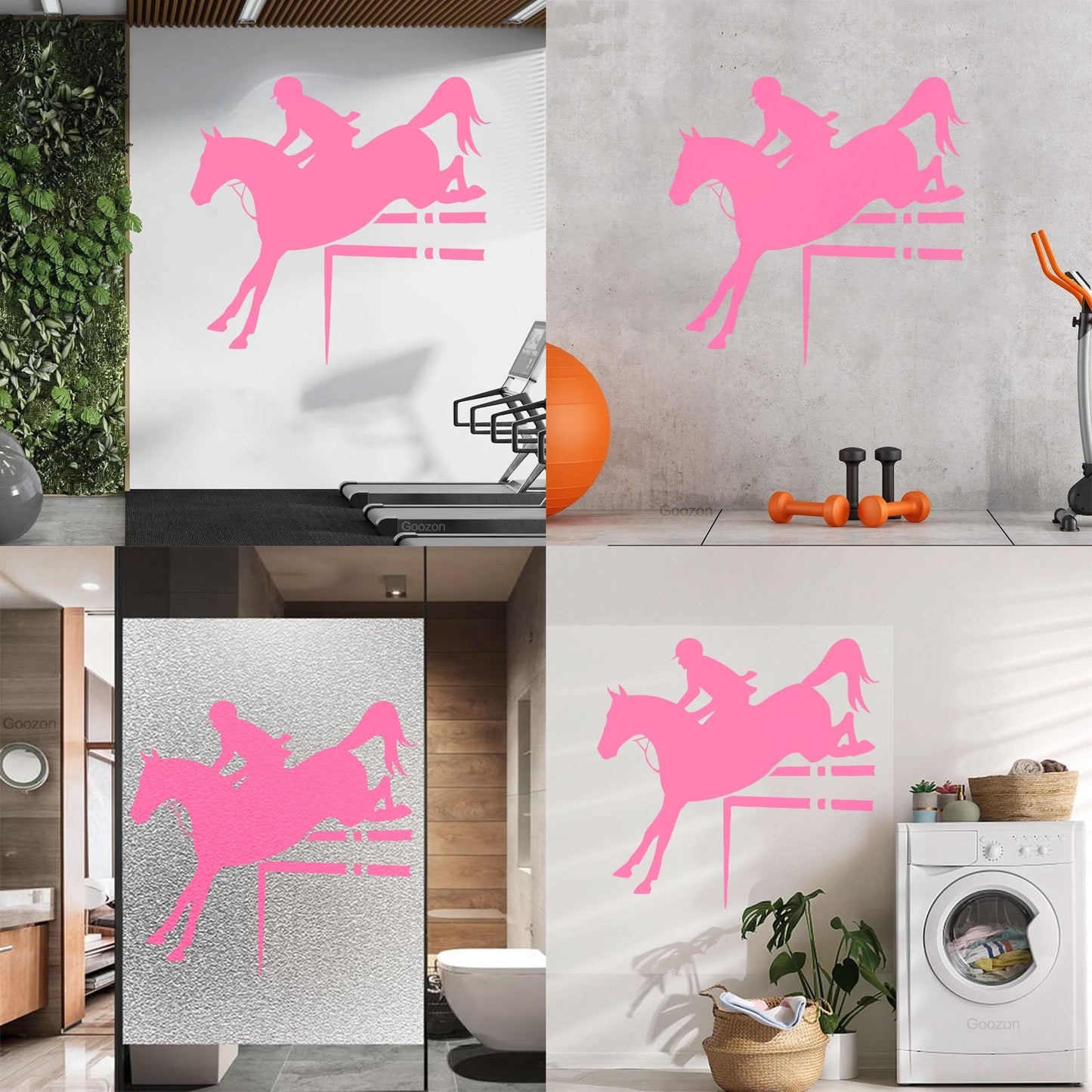 Horse Rider Sport Horse Riding Engraving Decals Can Modify And Add Information