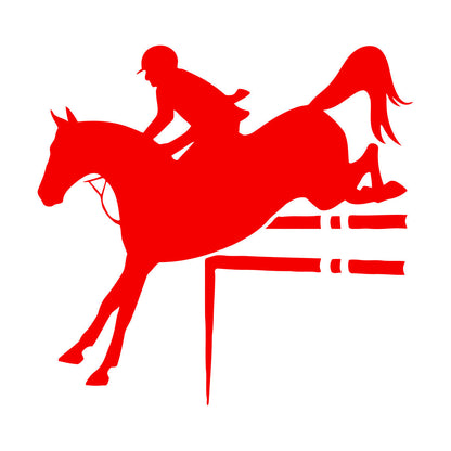 Horse Rider Sport Horse Riding Engraving Decals Can Modify And Add Information