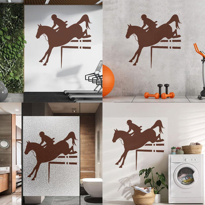 Horse Rider Sport Horse Riding Engraving Decals Can Modify And Add Information