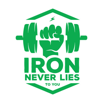 Mural And Wall Vinyl Decal Iron Fitnesscenter Bodybuilding Motivation Training Art Decoration