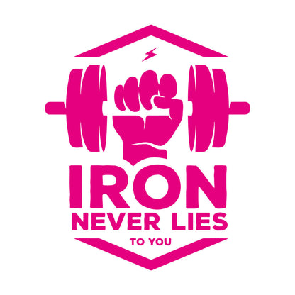 Mural And Wall Vinyl Decal Iron Fitnesscenter Bodybuilding Motivation Training Art Decoration