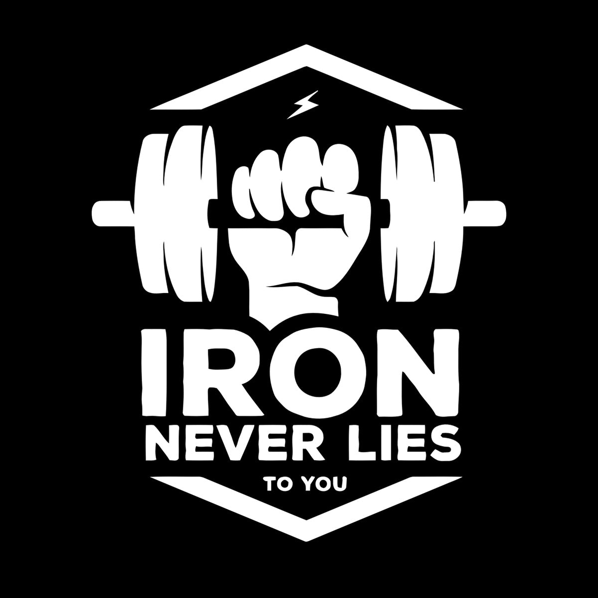 Mural And Wall Vinyl Decal Iron Fitnesscenter Bodybuilding Motivation Training Art Decoration