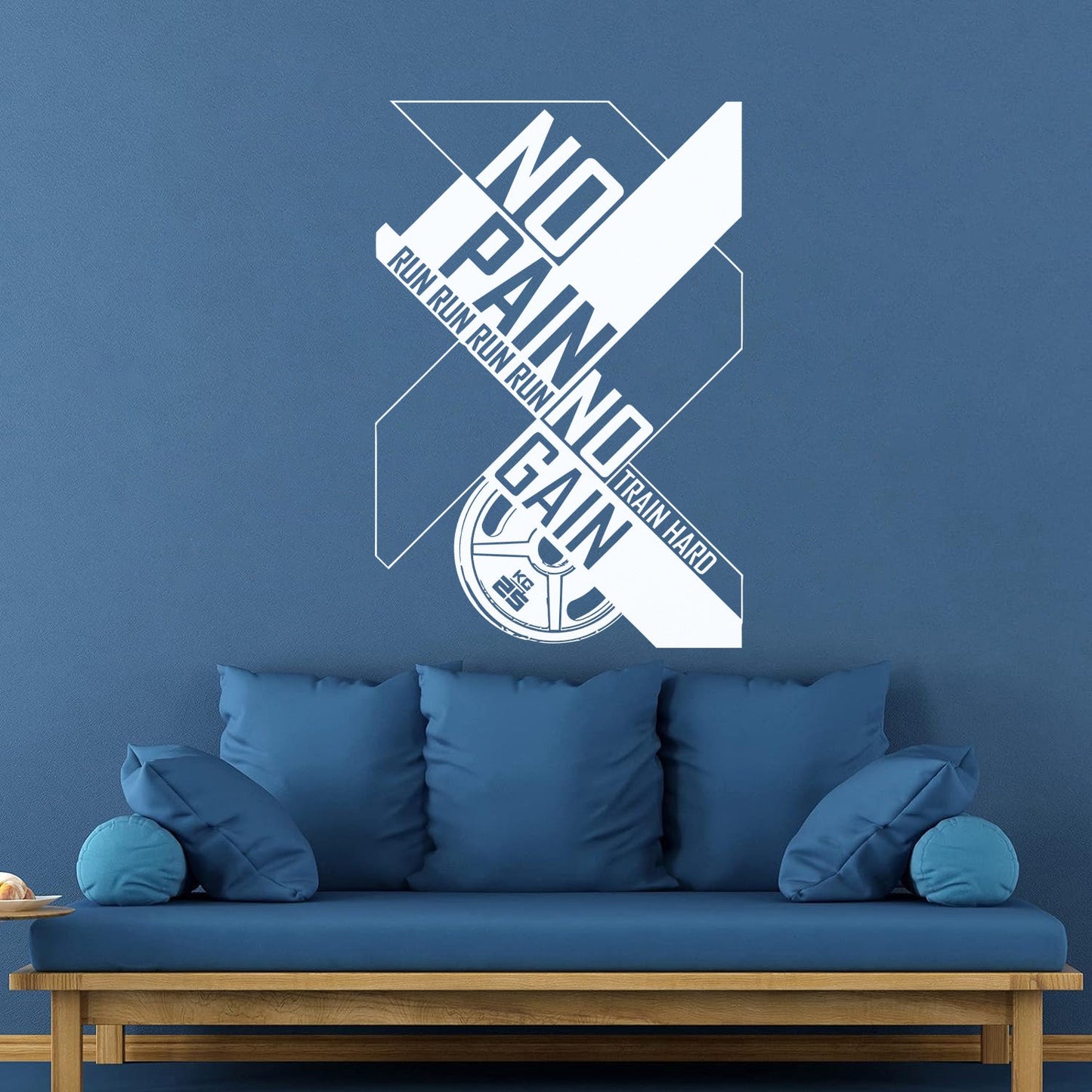 Wall Decals Motivation Poster Training Sports Fitnesscenter Club Art Mural Painting