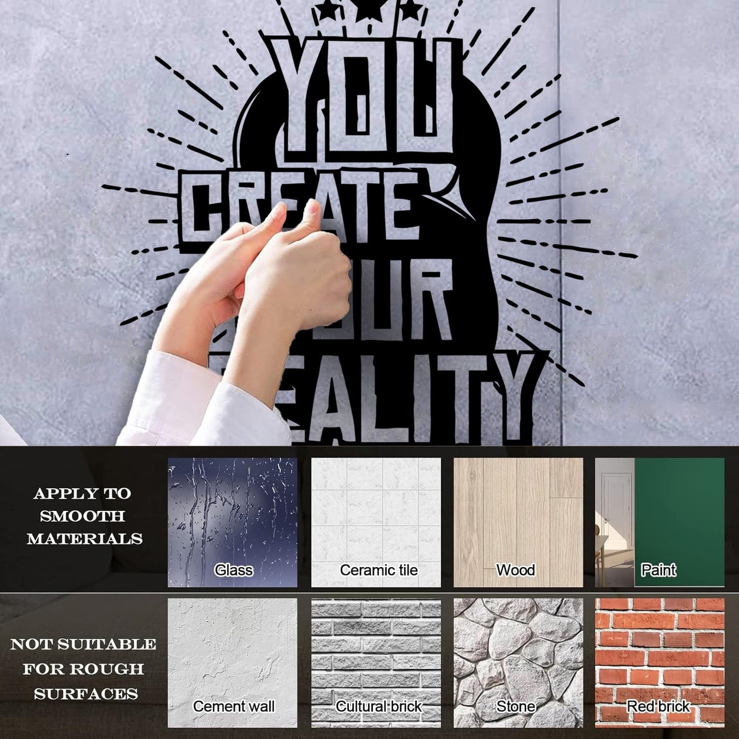 Vinyl Wall Decals Motivation Sports Training Fitnesscenter Gymnastics Multiple Size Options