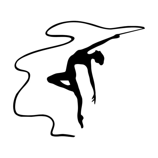 Lettering Decals Rhythmic Gymnastics Girl Dance Gymnasticsnast Sport Store Decoration