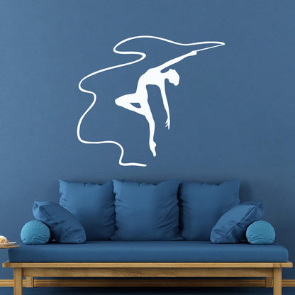 Lettering Decals Rhythmic Gymnastics Girl Dance Gymnasticsnast Sport Store Decoration