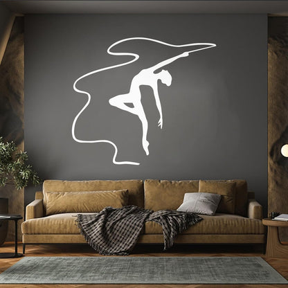 Lettering Decals Rhythmic Gymnastics Girl Dance Gymnasticsnast Sport Store Decoration