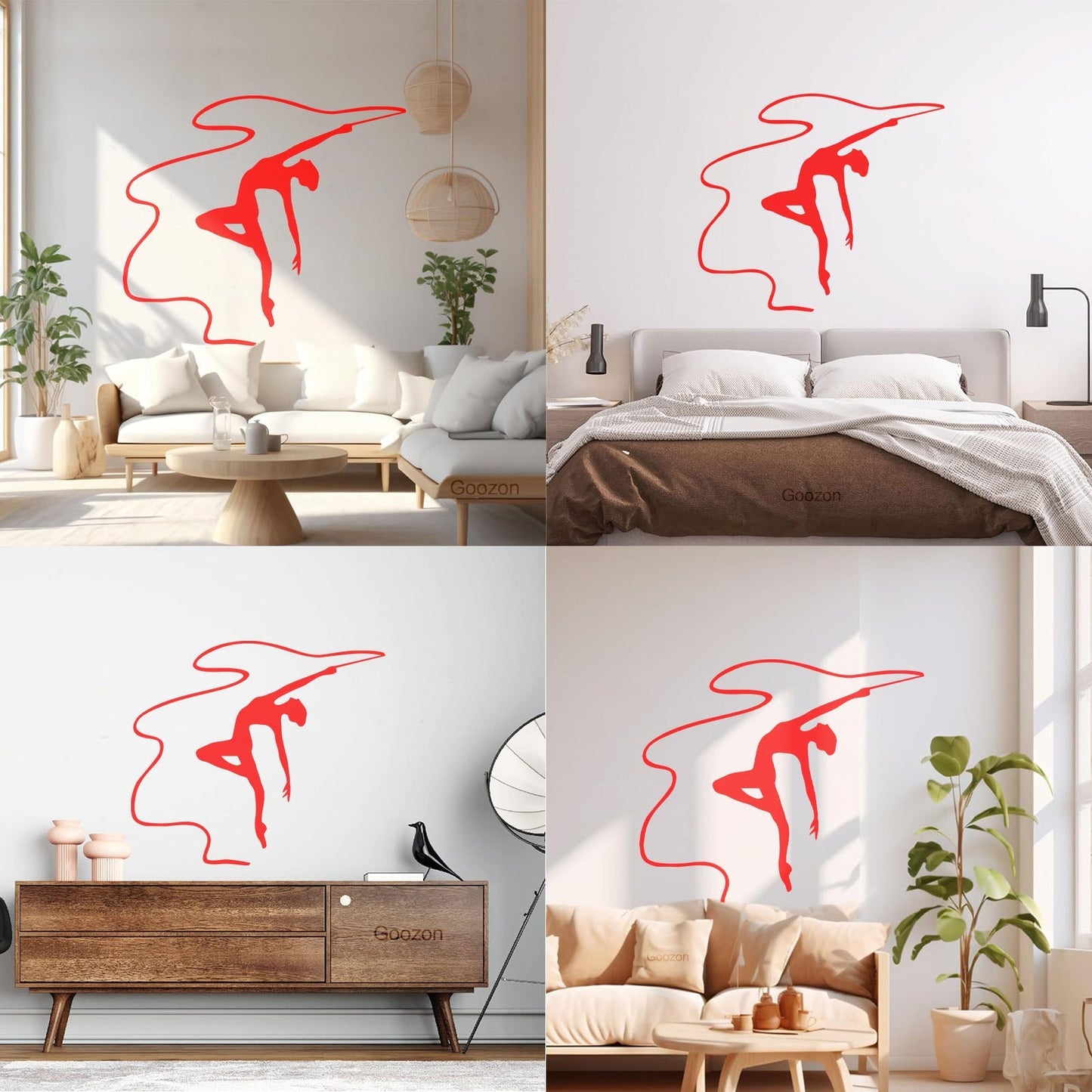 Lettering Decals Rhythmic Gymnastics Girl Dance Gymnasticsnast Sport Store Decoration