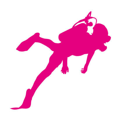 Scuba Diving Sea Ocean Underwater Lettering Stickers Removable Without Leaving Glue