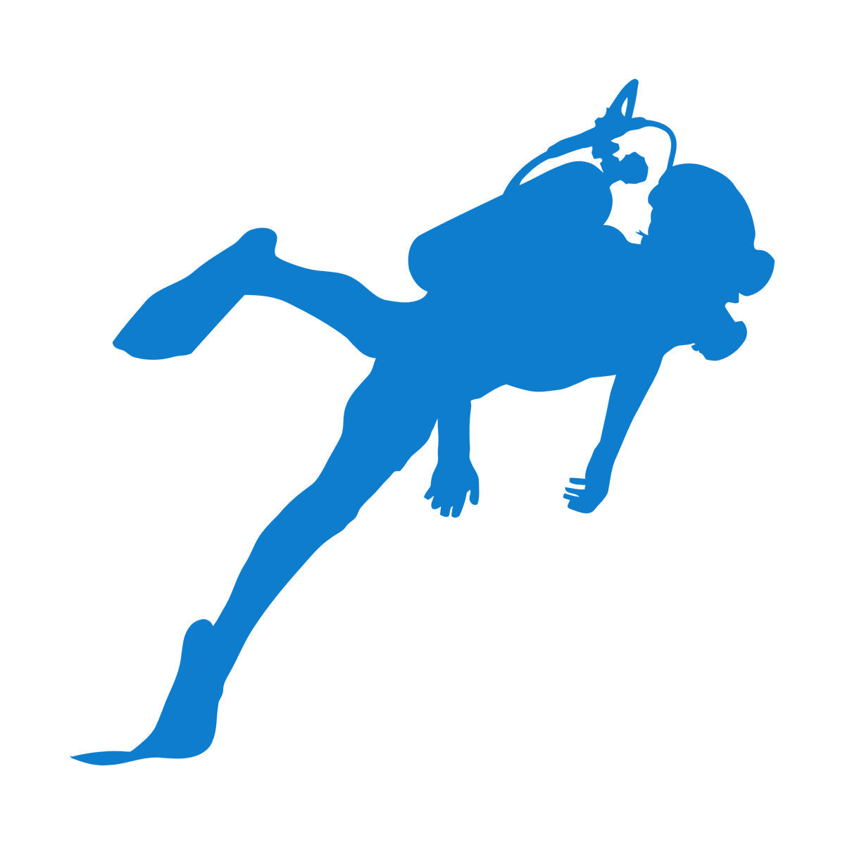 Scuba Diving Sea Ocean Underwater Lettering Stickers Removable Without Leaving Glue