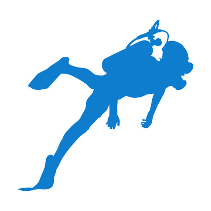 Scuba Diving Sea Ocean Underwater Lettering Stickers Removable Without Leaving Glue