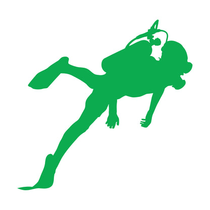 Scuba Diving Sea Ocean Underwater Lettering Stickers Removable Without Leaving Glue