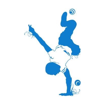 Sport Dance Break Dancer Youth Acrobatics Wall Decals Paster Paper Store Decoration
