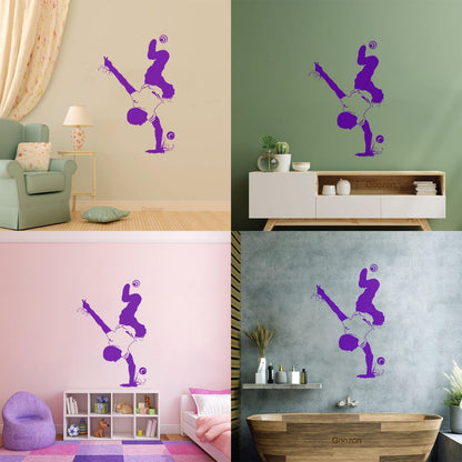 Sport Dance Break Dancer Youth Acrobatics Wall Decals Paster Paper Store Decoration