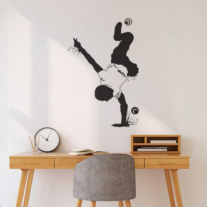 Sport Dance Break Dancer Youth Acrobatics Wall Decals Paster Paper Store Decoration