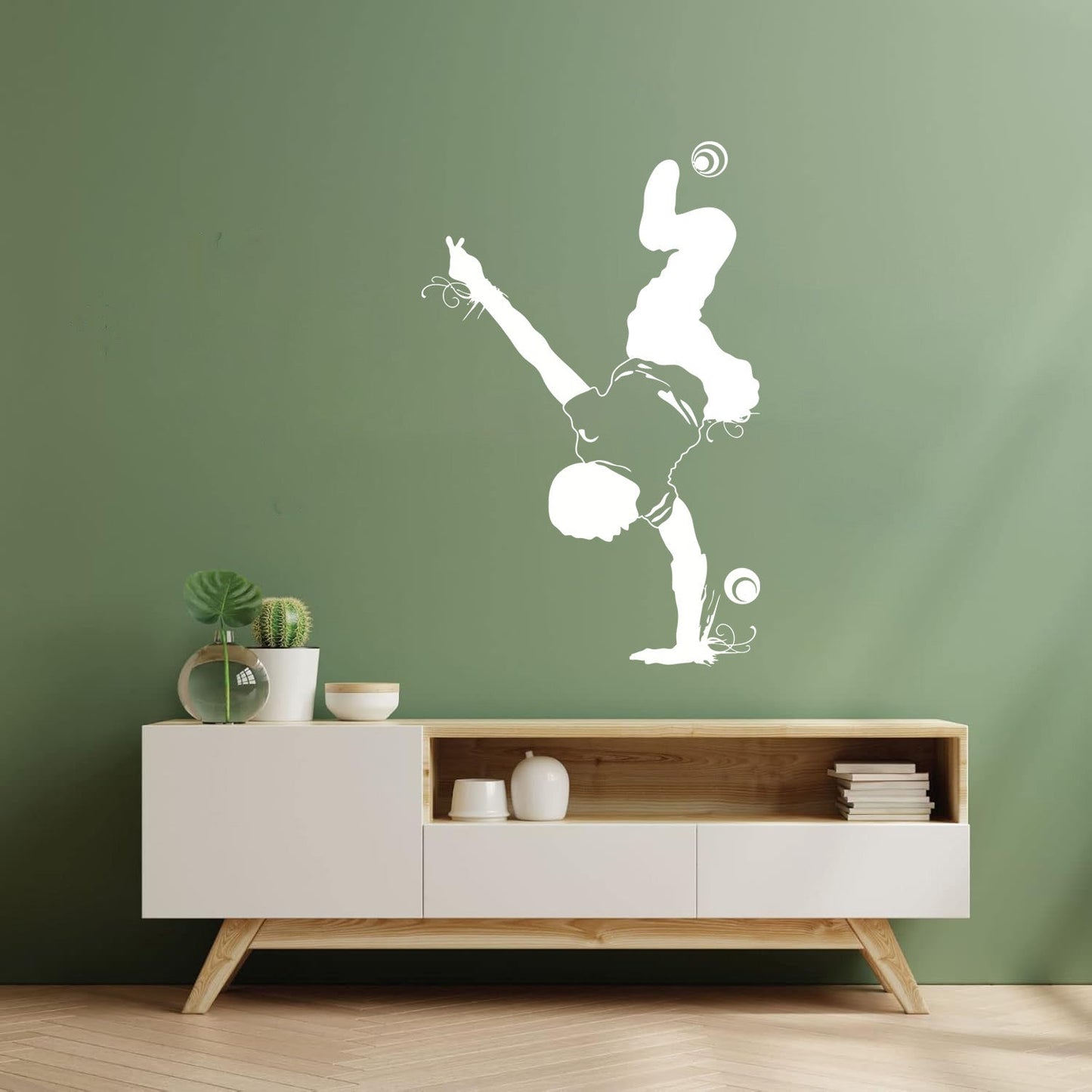 Sport Dance Break Dancer Youth Acrobatics Wall Decals Paster Paper Store Decoration