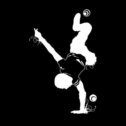 Sport Dance Break Dancer Youth Acrobatics Wall Decals Paster Paper Store Decoration