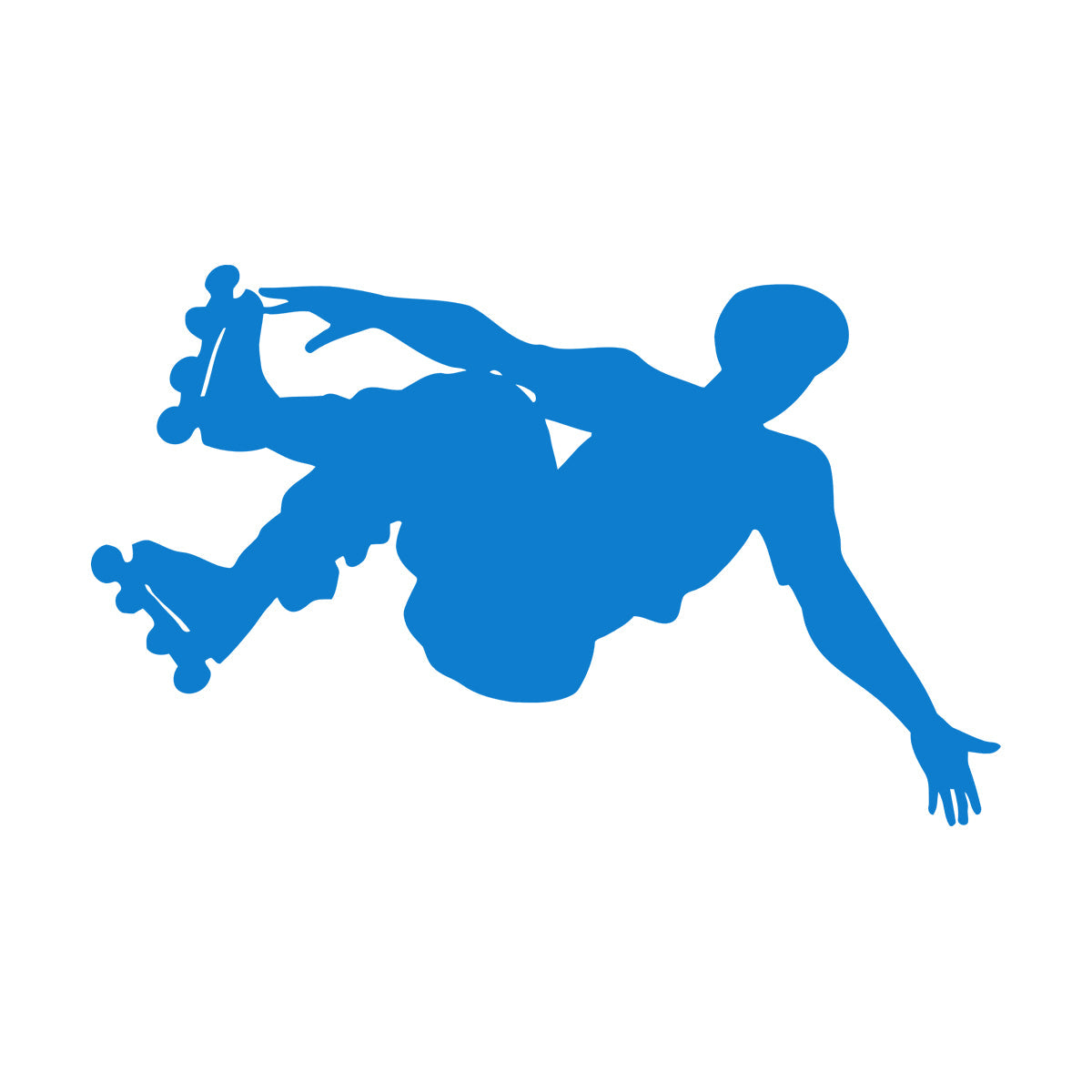 Vinyl Wall Stickers Sport Extreme Rollers Silhouette Street Tattoo Culture