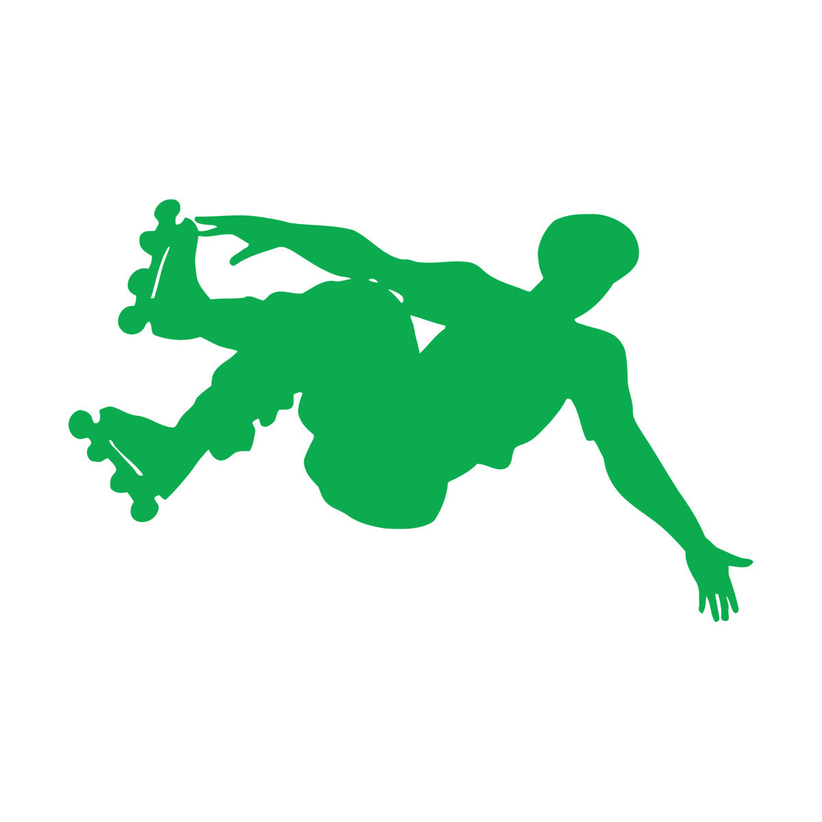 Vinyl Wall Stickers Sport Extreme Rollers Silhouette Street Tattoo Culture