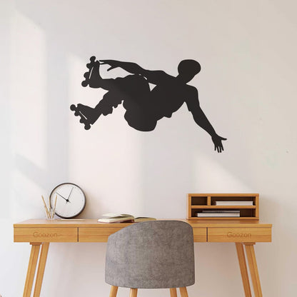 Vinyl Wall Stickers Sport Extreme Rollers Silhouette Street Tattoo Culture