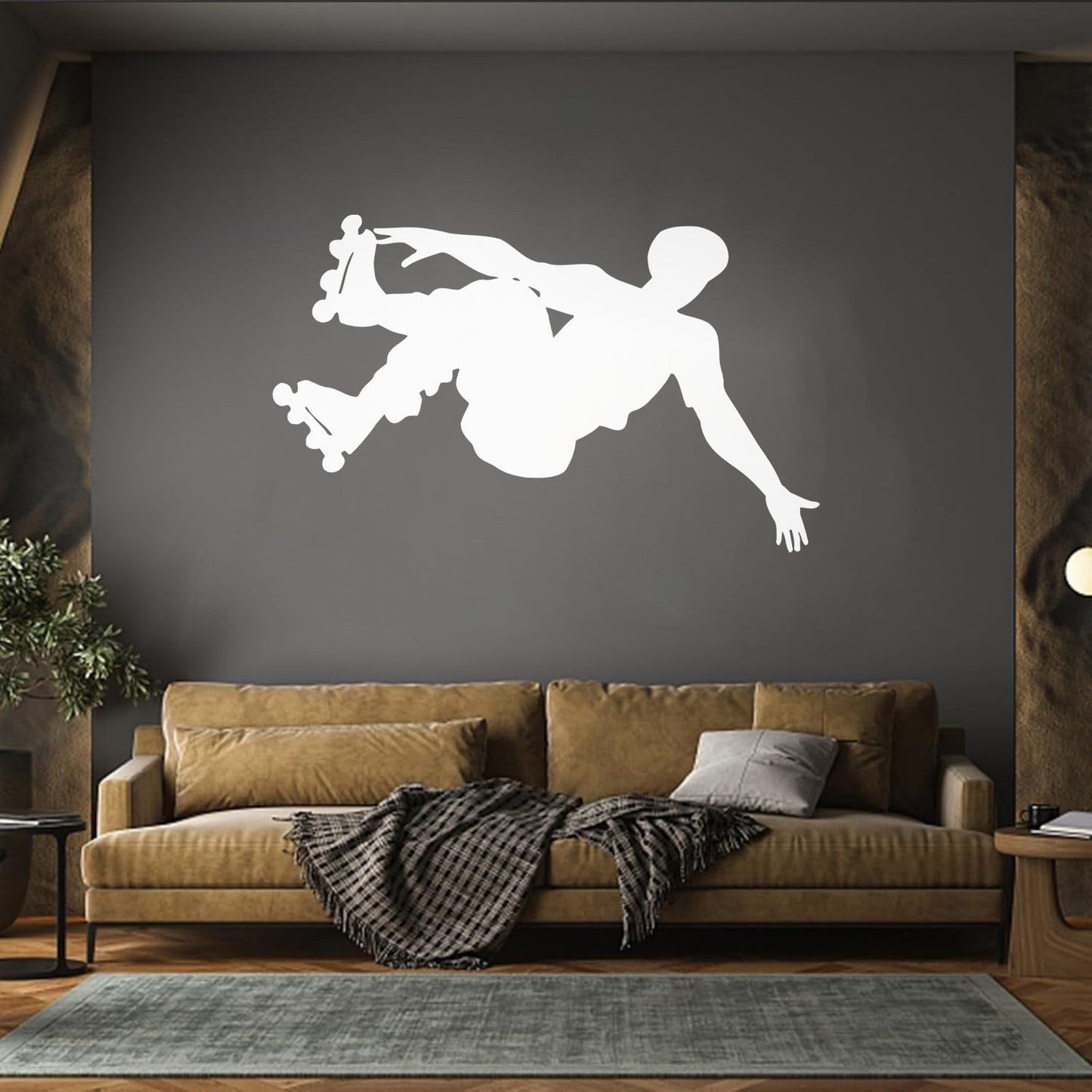 Vinyl Wall Stickers Sport Extreme Rollers Silhouette Street Tattoo Culture