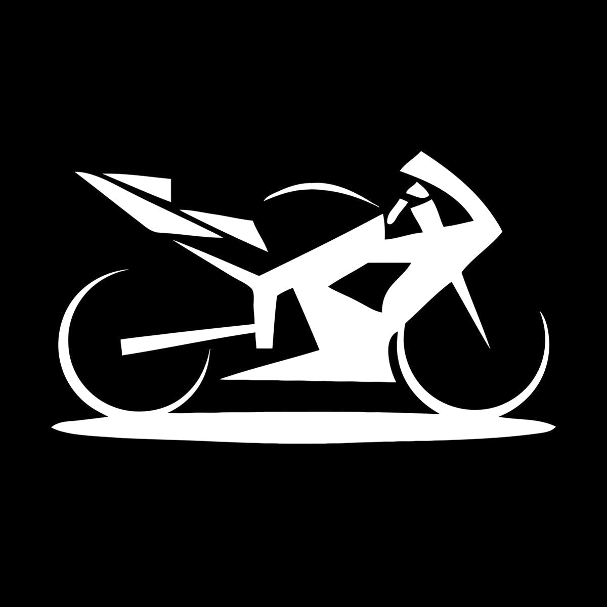 Vinyl Art Sticker Sport Motorcycle Racing Model Motor Bike It Won'T Fall Off