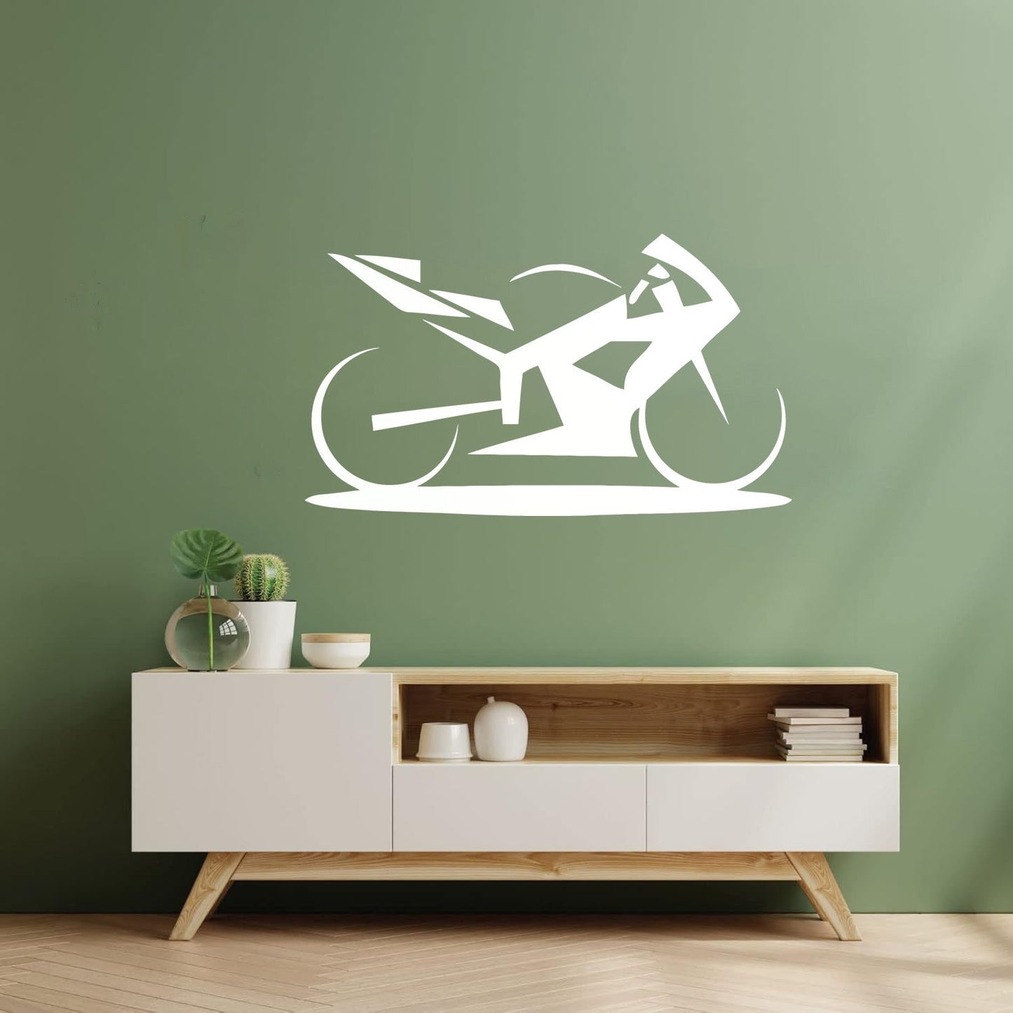 Vinyl Art Sticker Sport Motorcycle Racing Model Motor Bike It Won'T Fall Off