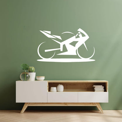 Vinyl Art Sticker Sport Motorcycle Racing Model Motor Bike It Won'T Fall Off