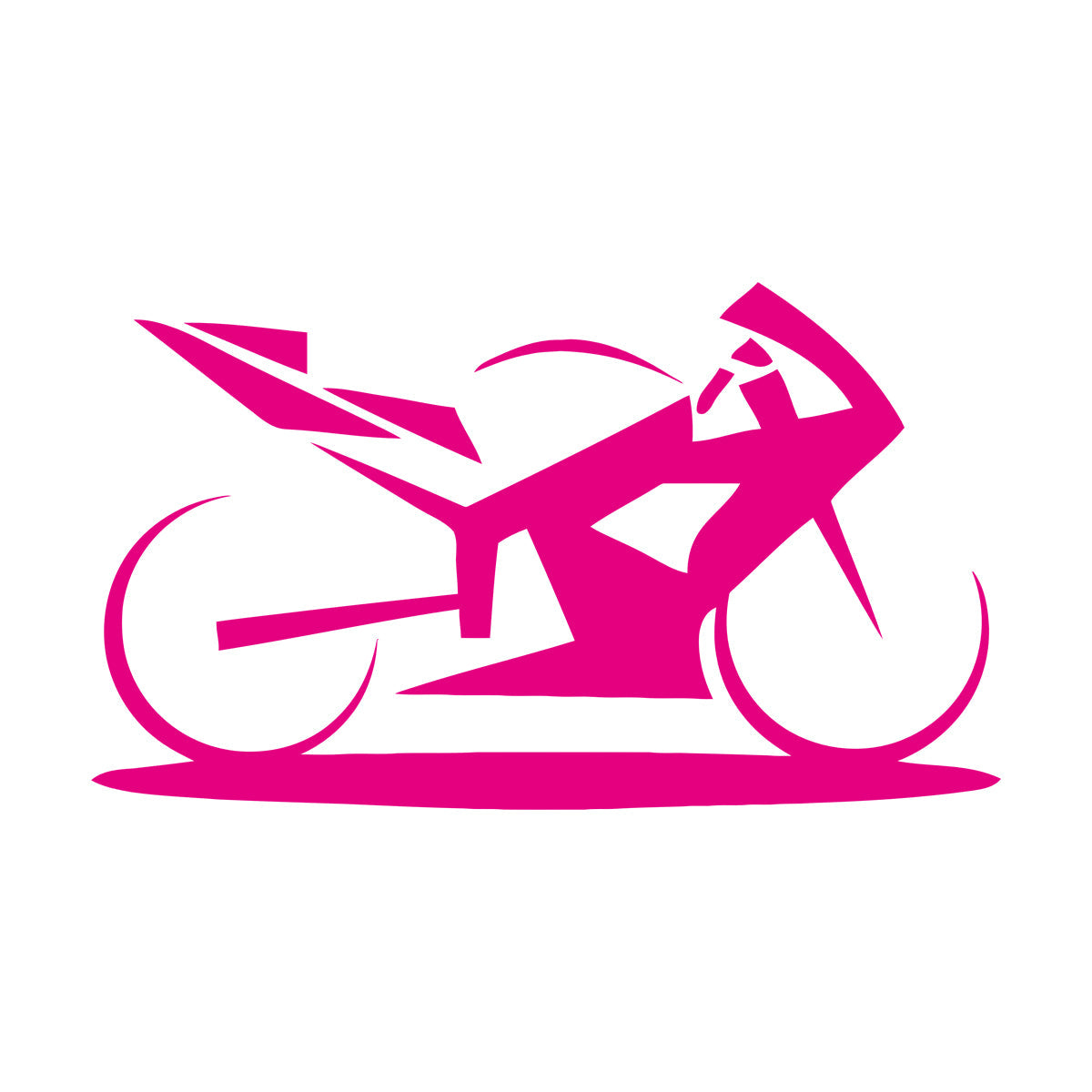 Vinyl Art Sticker Sport Motorcycle Racing Model Motor Bike It Won'T Fall Off