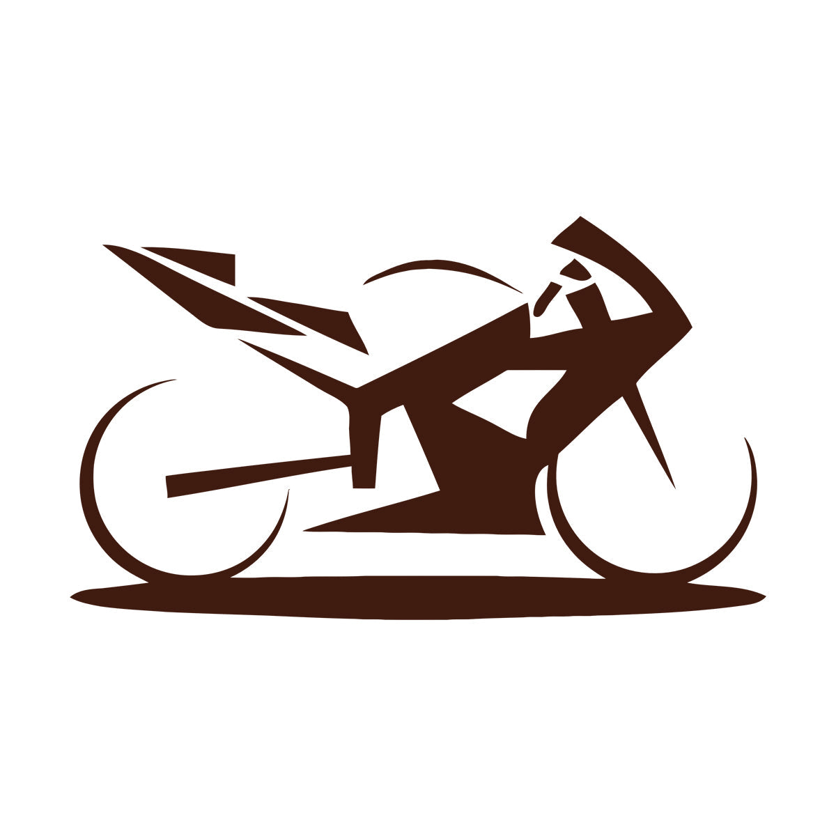 Vinyl Art Sticker Sport Motorcycle Racing Model Motor Bike It Won'T Fall Off