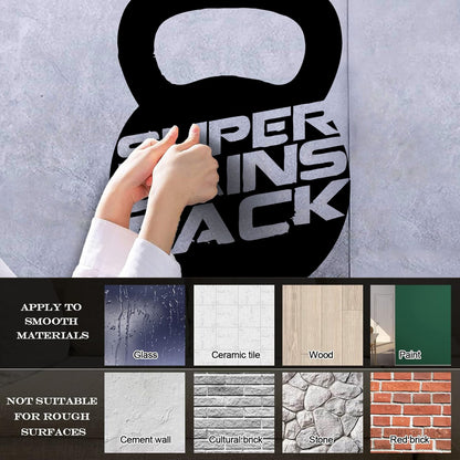 Engraving Stickers Sport Powerlifting Bodybuilding Gymnastics Weight Training Equipment Personalized Customization