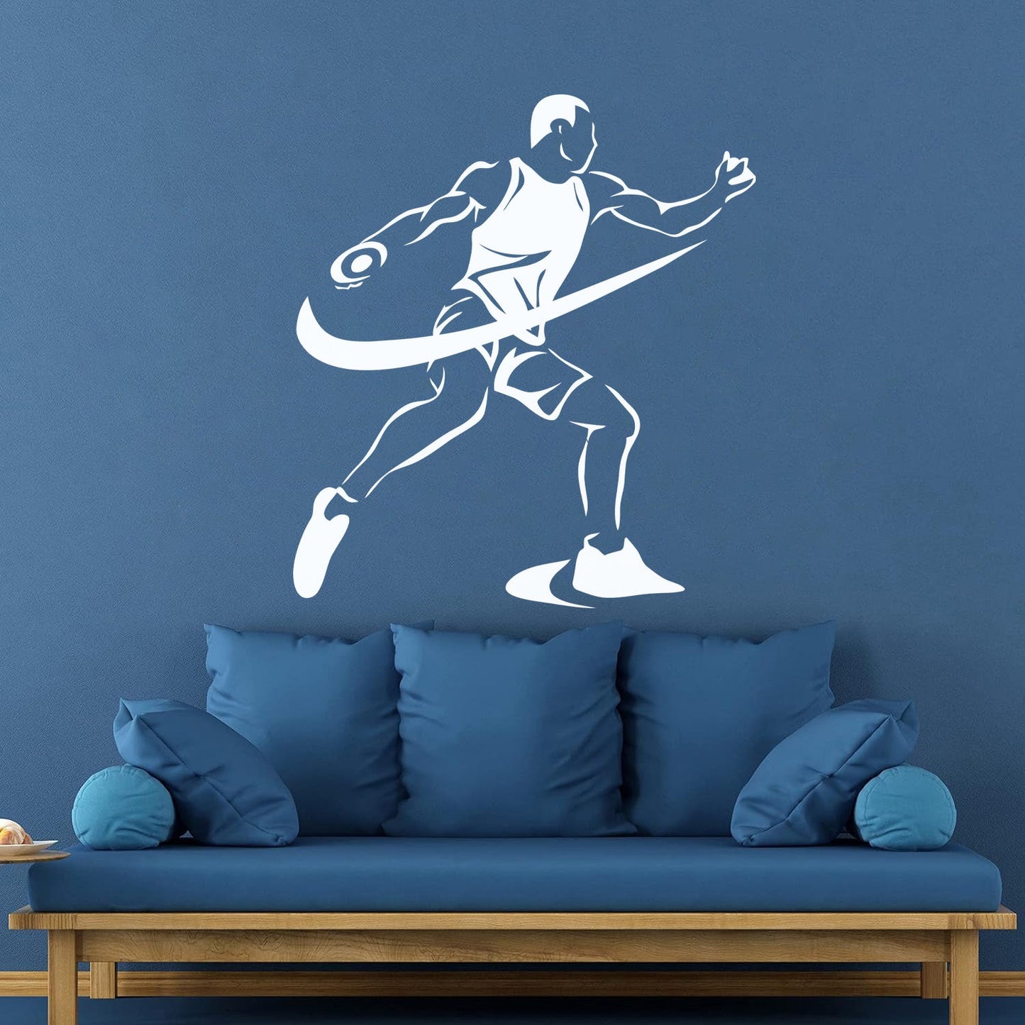 Wall Decals Paster Paper Sports Competitions Athletics Discus Throwing Car Body Decoration