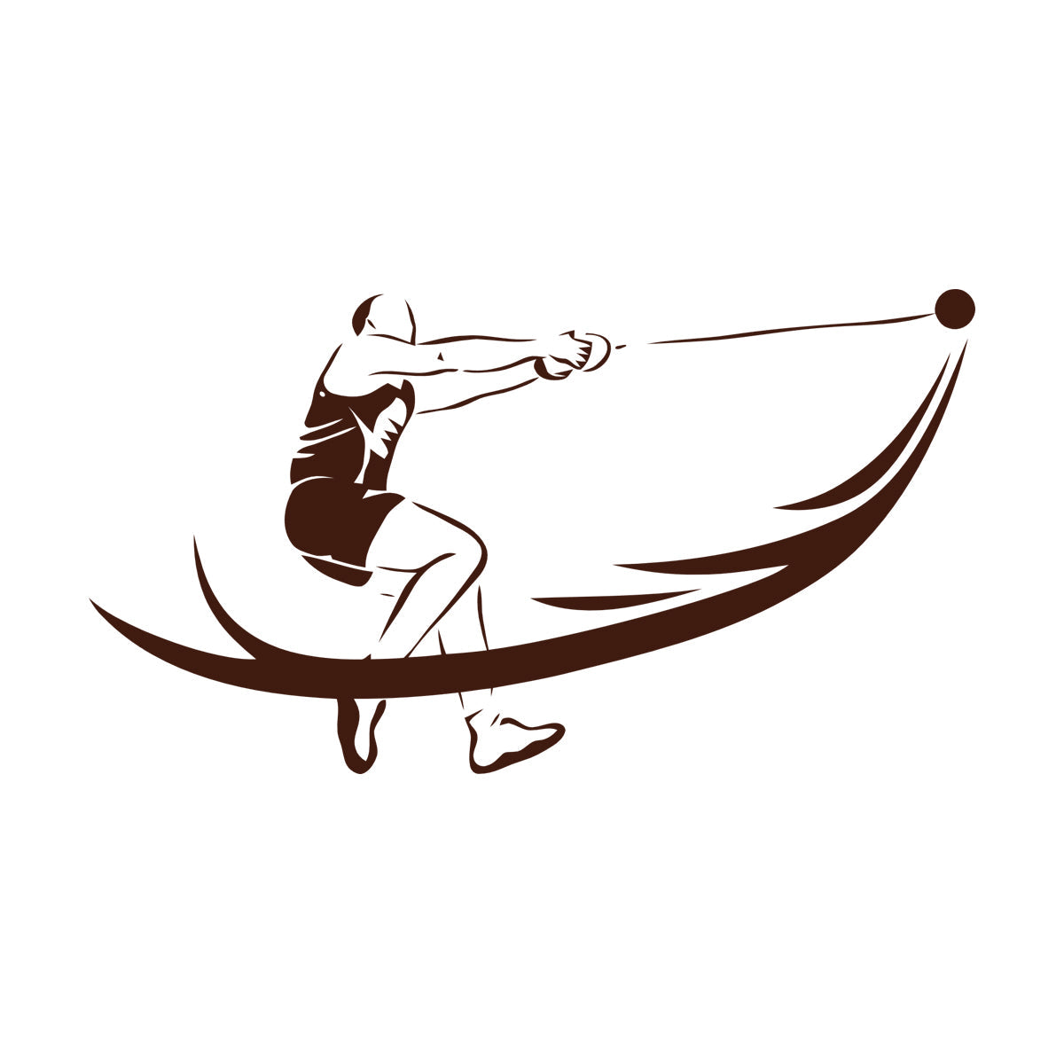 Sports Competitions Athletics Hammer Throwing Athlete Vinyl Wall Stickers Window Decals