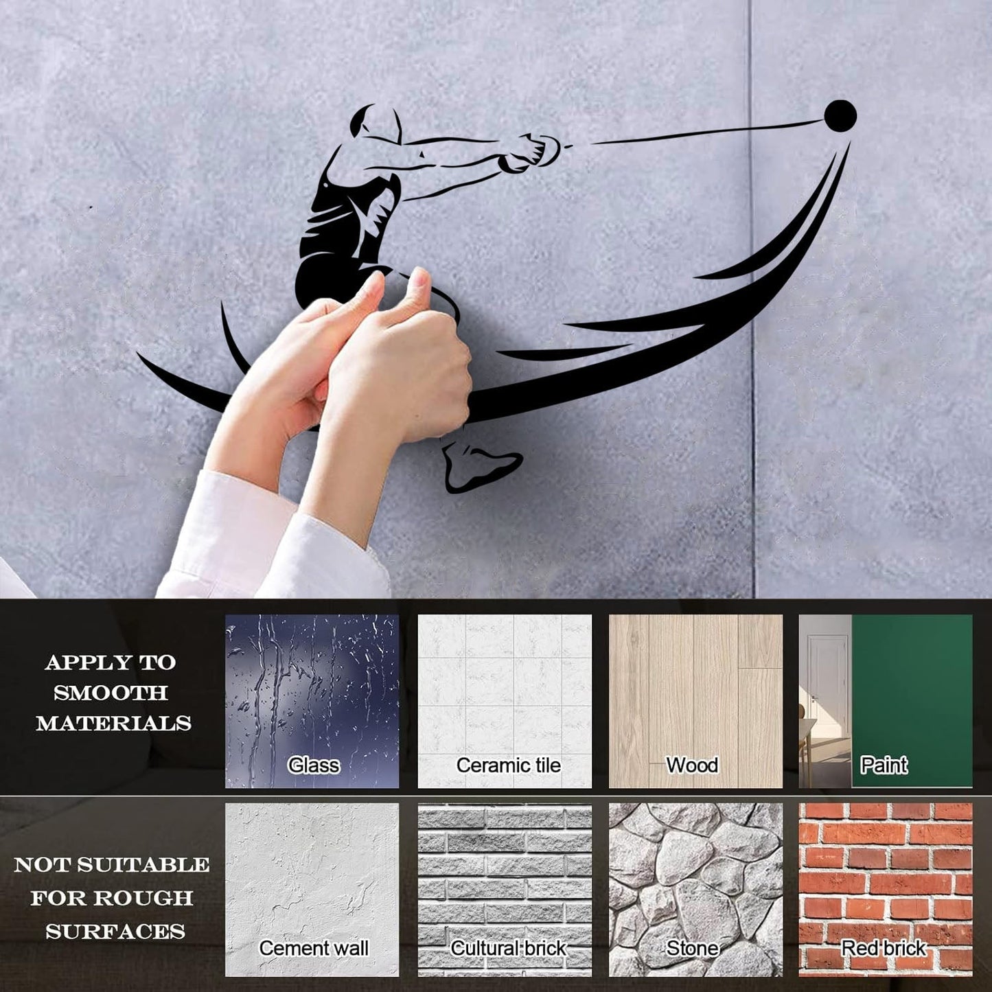 Sports Competitions Athletics Hammer Throwing Athlete Vinyl Wall Stickers Window Decals