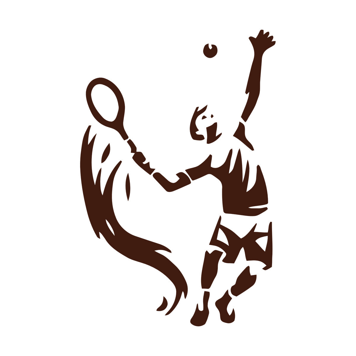 Wall Decals Sports Competitions Game Player Tennis Glass Stickers