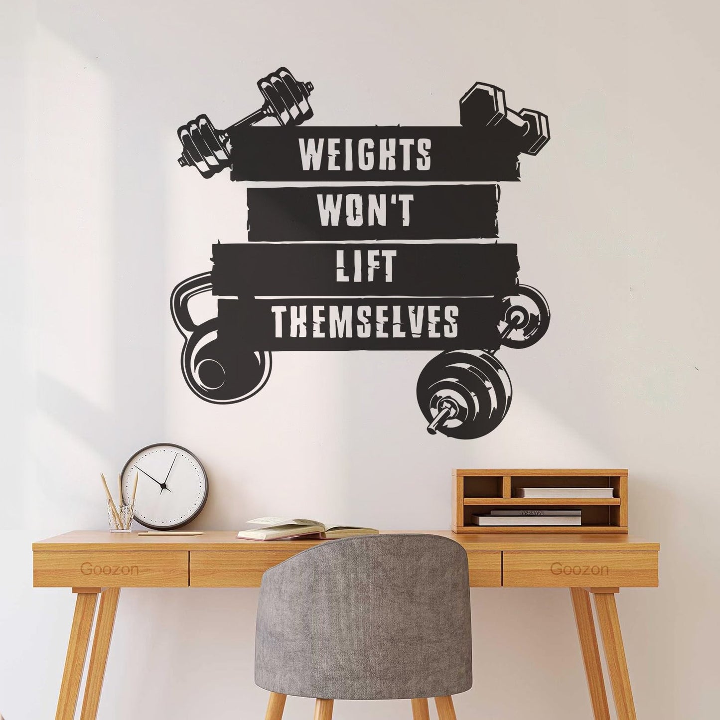 Wall Vinyl Sticker Decor Sports Fitnesscenter Training Motivation Gymnastics Do Not Damage The Wall Surface