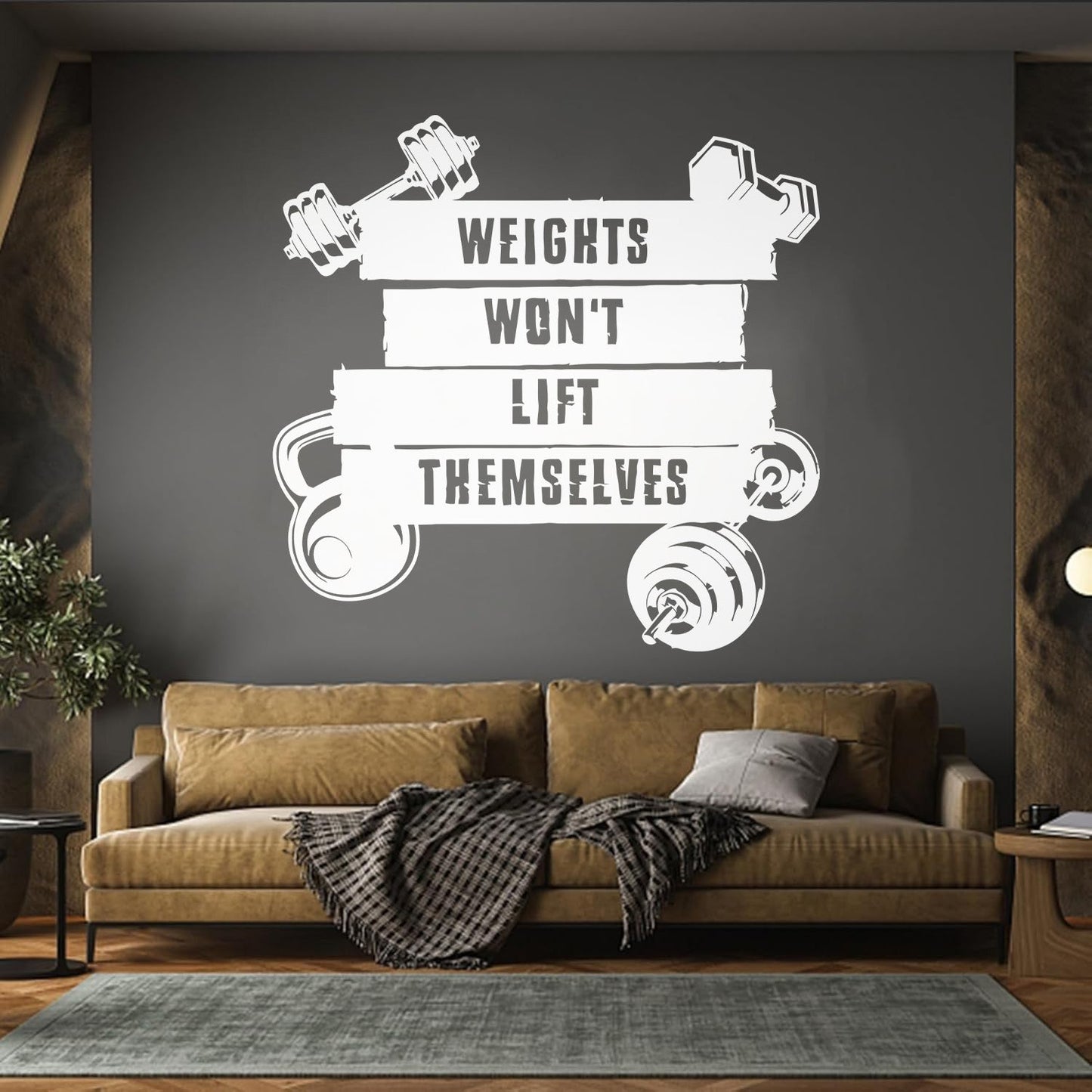 Wall Vinyl Sticker Decor Sports Fitnesscenter Training Motivation Gymnastics Do Not Damage The Wall Surface
