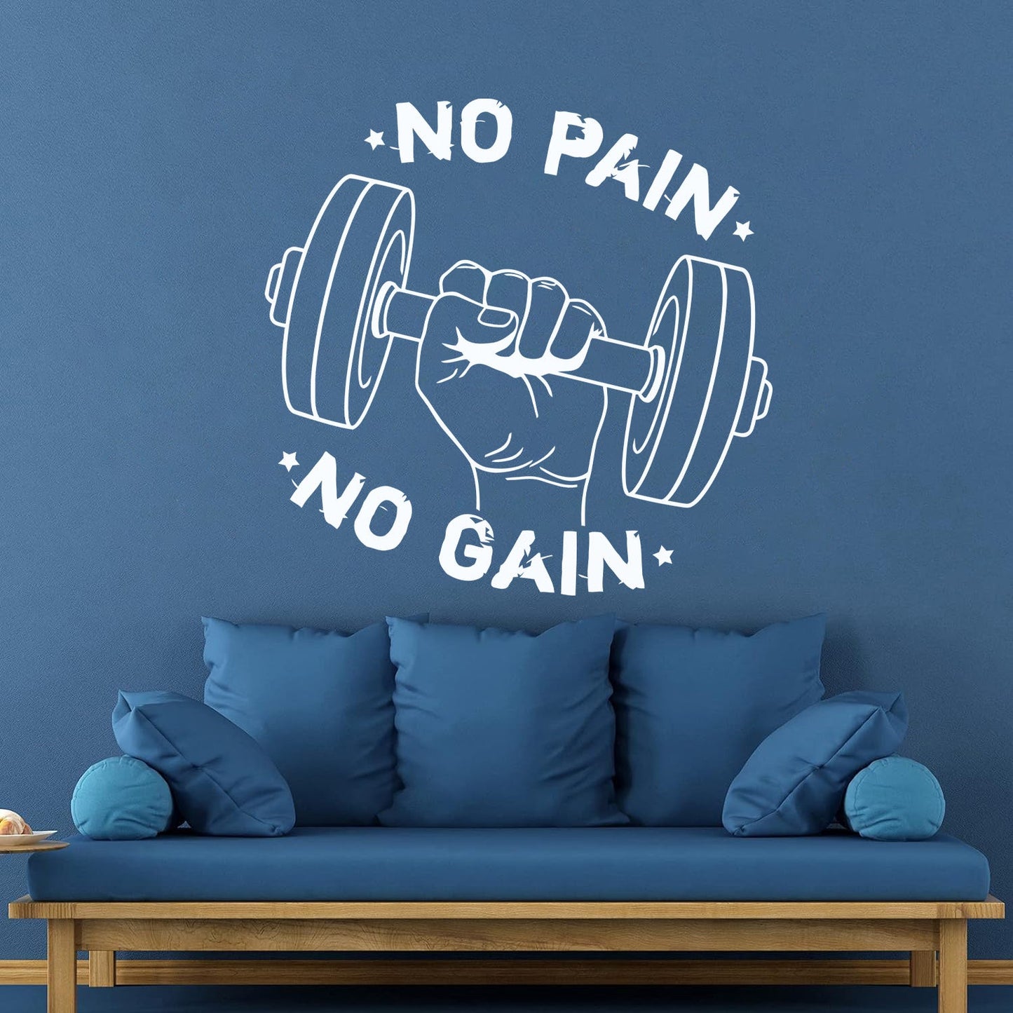 Sports Fitnesscenter Training Motivation Power Sportsman Fine Carving Stickers Multi Color Selection