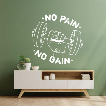 Sports Fitnesscenter Training Motivation Power Sportsman Fine Carving Stickers Multi Color Selection