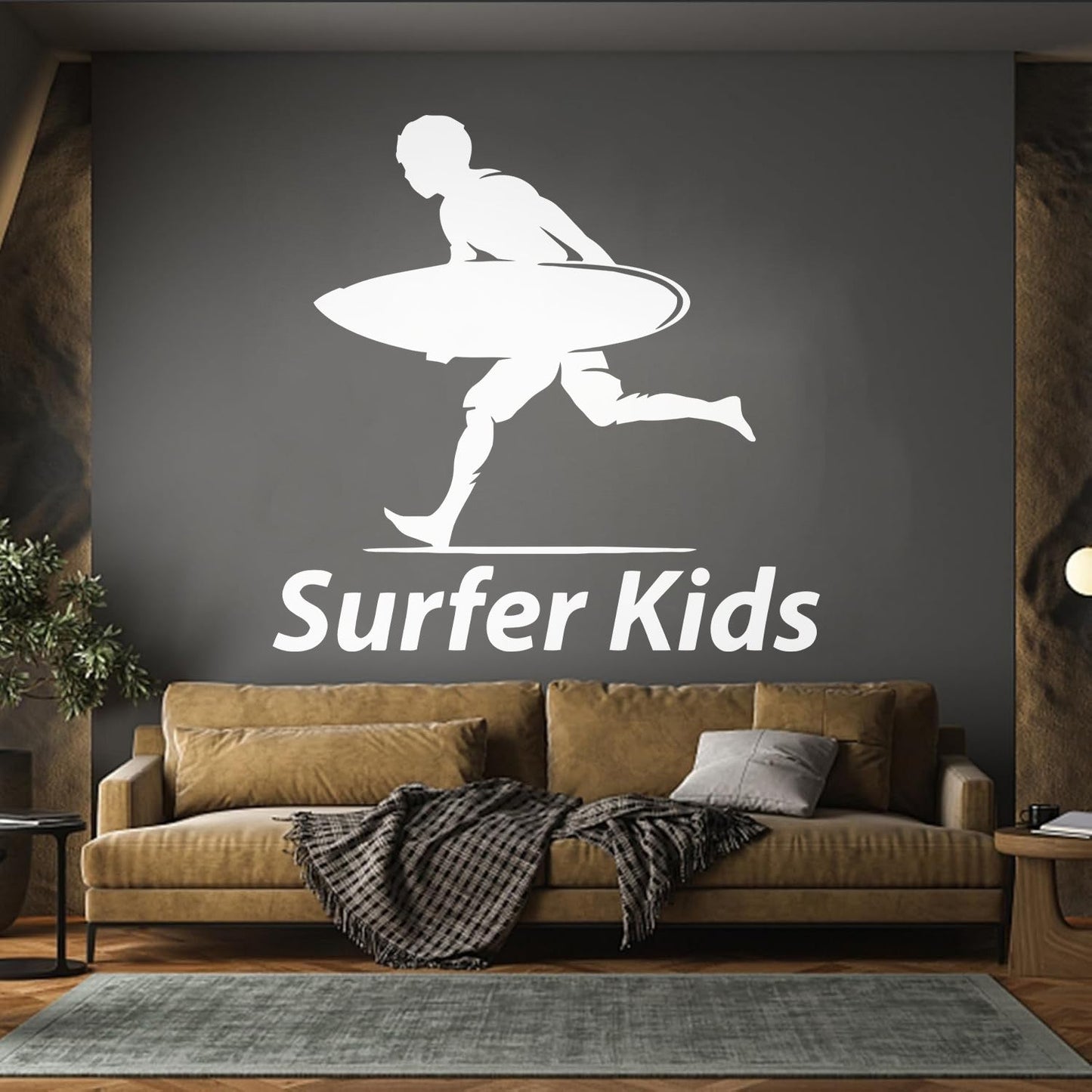 Lettering Decals Sport Surfing Beach Kids Surf Ocean Waterproof