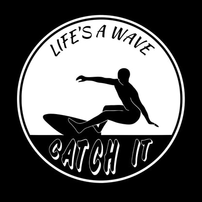 Sport Surfing Wave Extreme Life Style Surfer Wall Decals Pvc It Won'T Fall Off