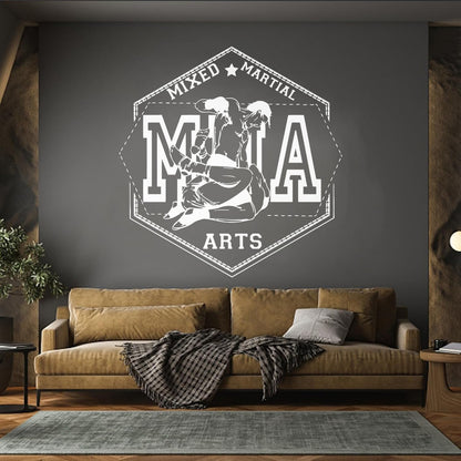 Lettering Stickers Sport Training Ring Mma Fighting Martial Arts Personalized Customization