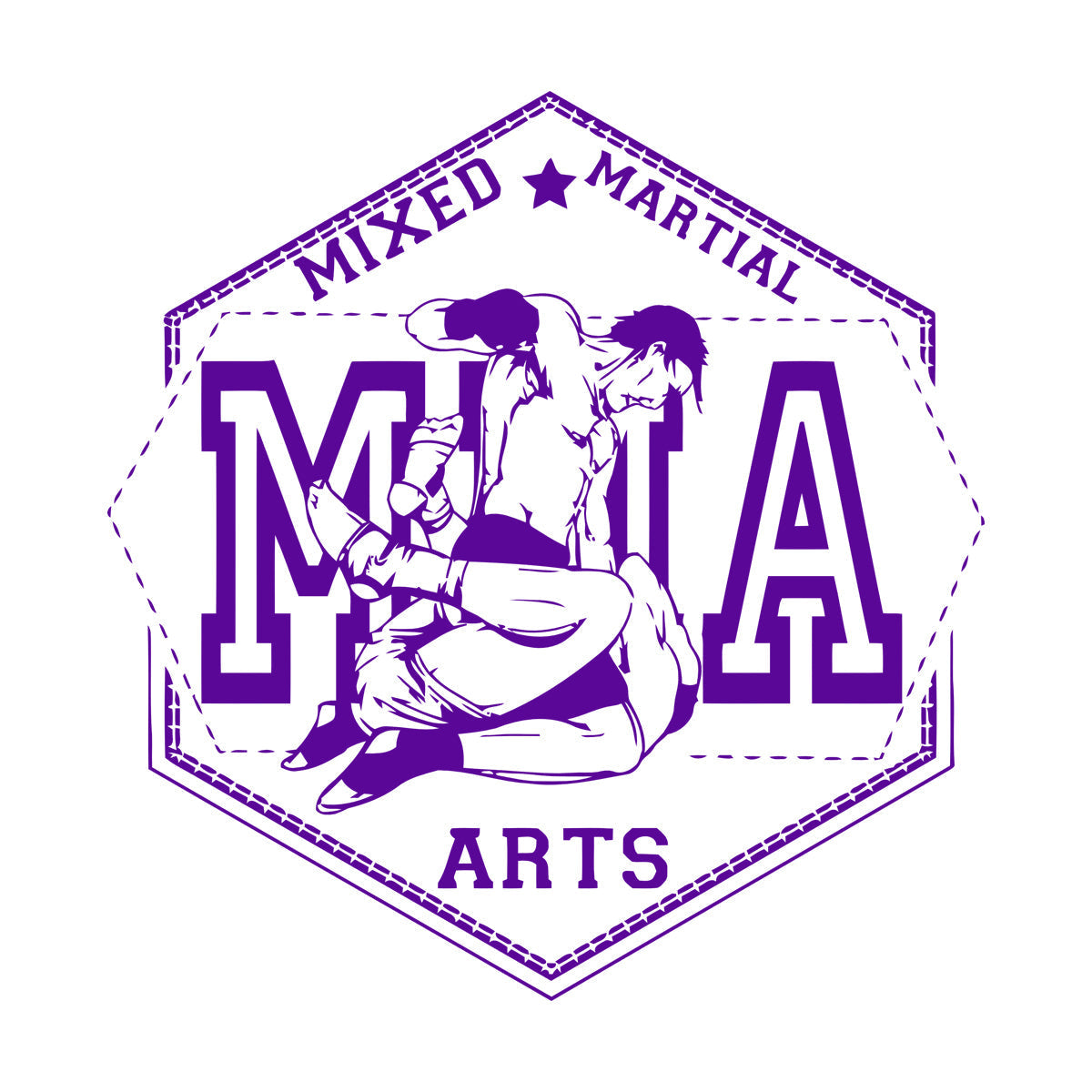 Lettering Stickers Sport Training Ring Mma Fighting Martial Arts Personalized Customization