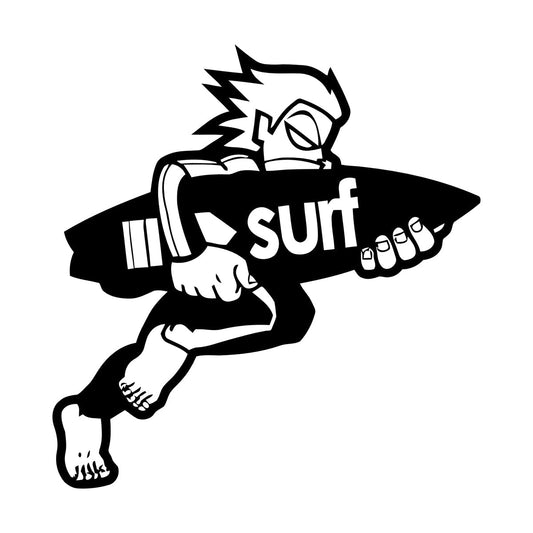 Wall Stickers Paster Paper Surfing Sports Extreme Wave Holidays Store Decoration