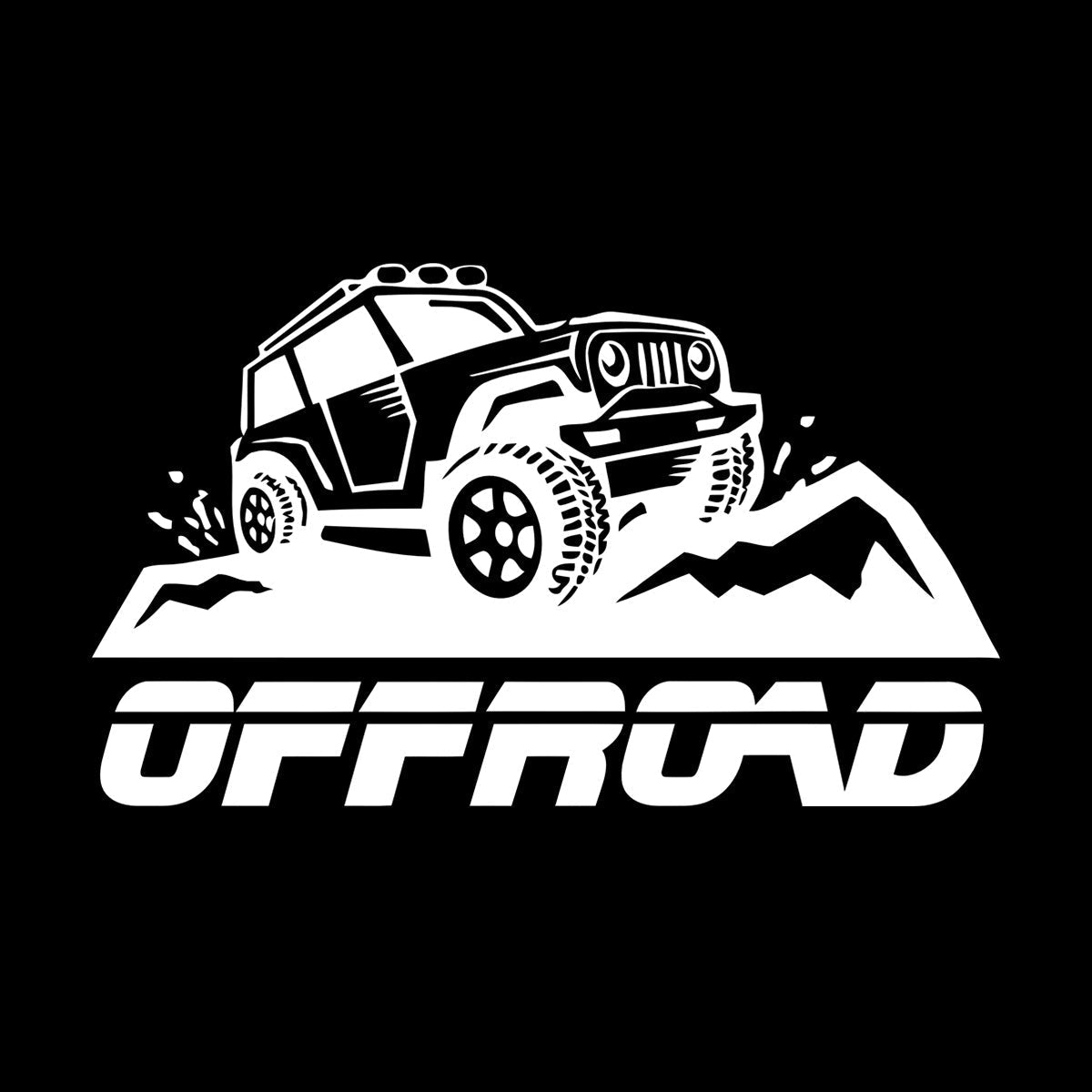 Fine Carving Stickers Suv Off Road Racing Extreme Sport Removable Without Leaving Glue