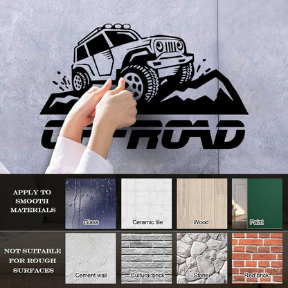 Fine Carving Stickers Suv Off Road Racing Extreme Sport Removable Without Leaving Glue