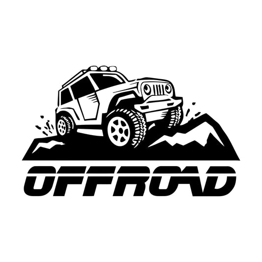 Fine Carving Stickers Suv Off Road Racing Extreme Sport Removable Without Leaving Glue