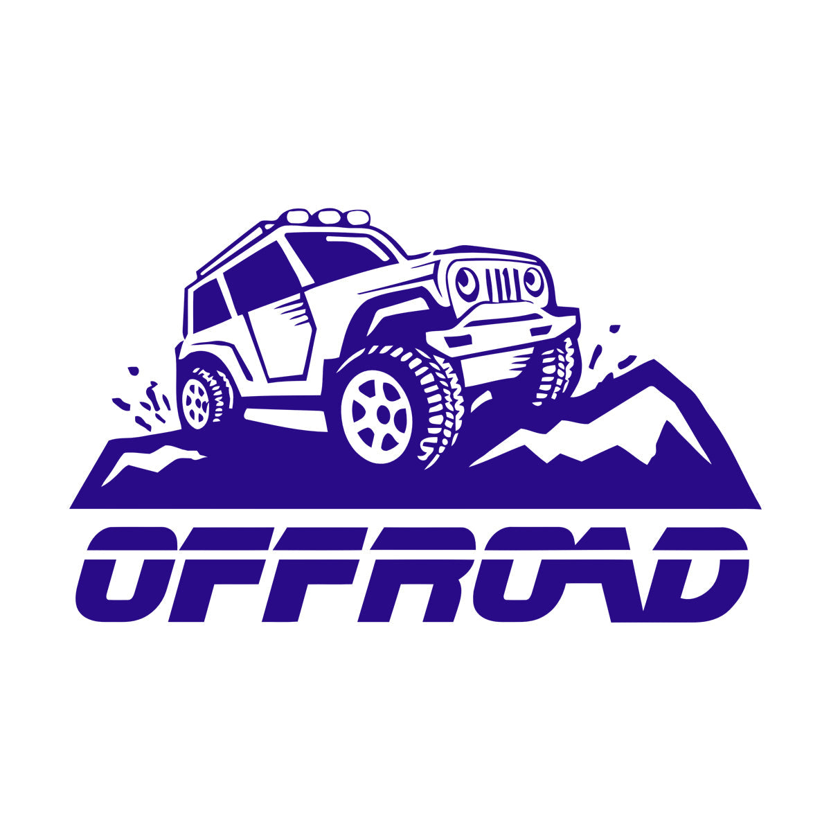 Fine Carving Stickers Suv Off Road Racing Extreme Sport Removable Without Leaving Glue