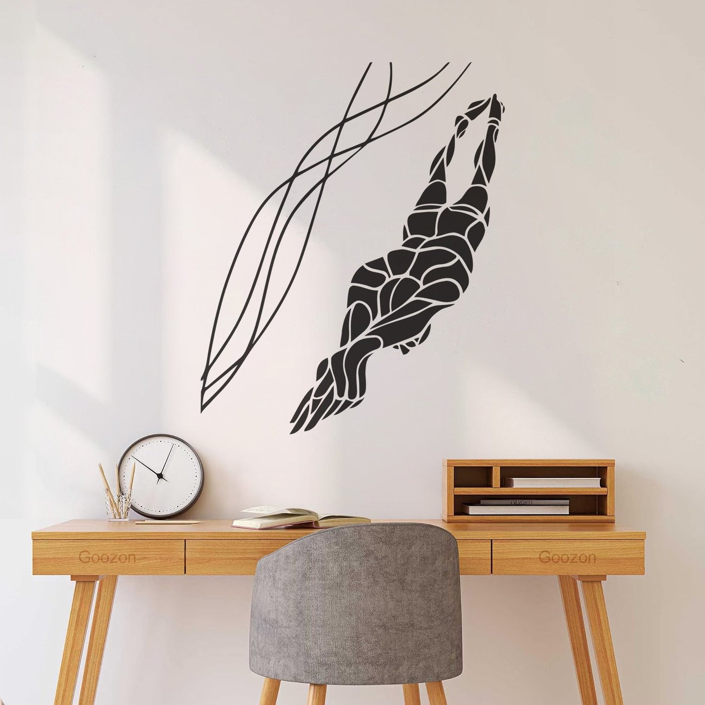 Swimmer Sport Water Swimming Pool Wall Stickers Self Adhesive