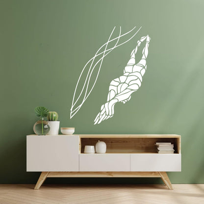 Swimmer Sport Water Swimming Pool Wall Stickers Self Adhesive